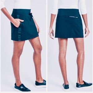 •ATHLETA• Metro Skort Navy Blue Mesh Shirts Large Tall